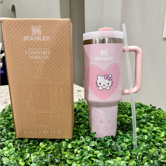 Stanley Other - Costumized Stanley hello kitty Pink Heart Design Tumbler 40oz